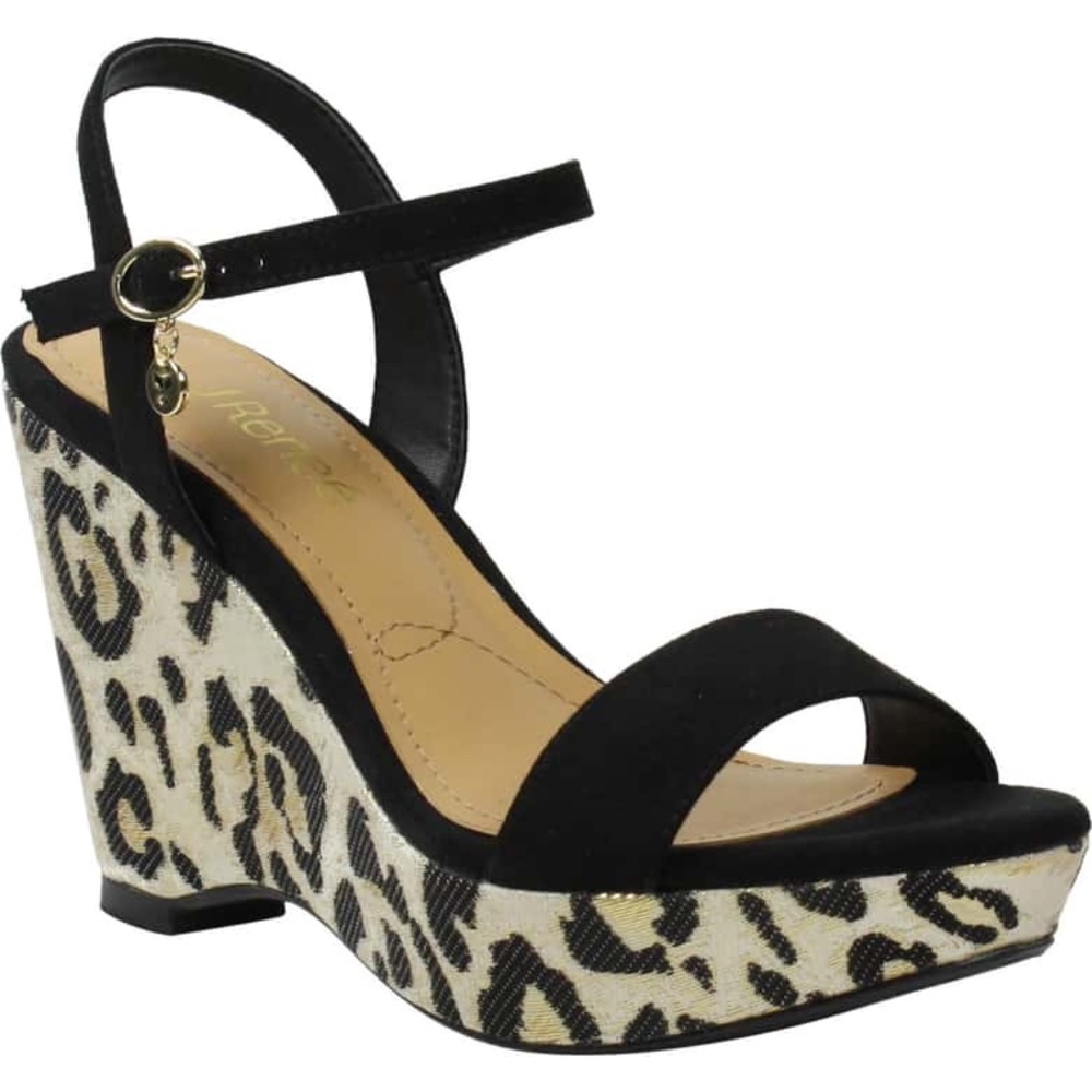 J.Renee Sharbel Animal Print 3.5" Wedge